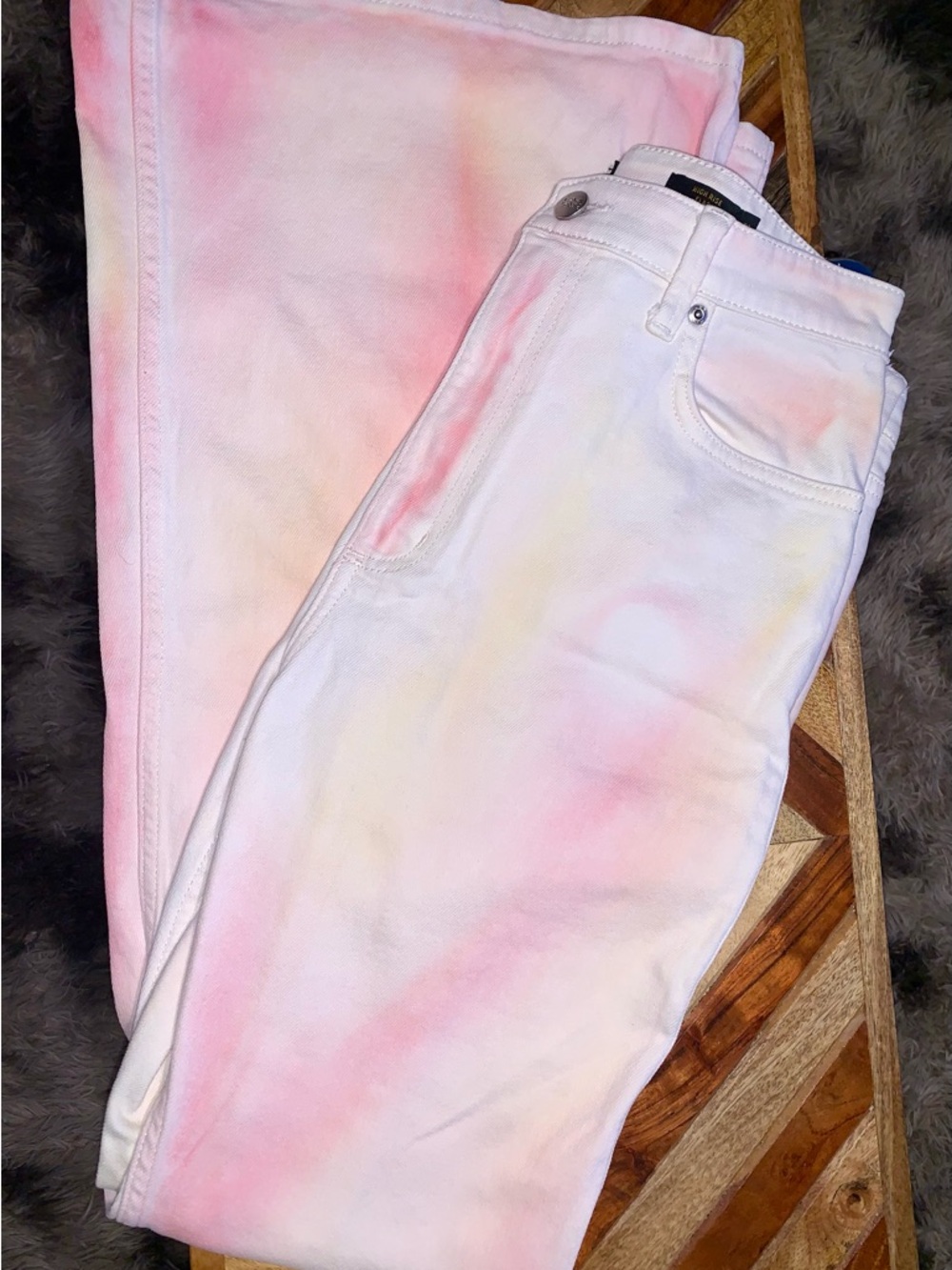 Lee Women's Pastel Tie-Dye Flare Jeans  Women's 30 $20